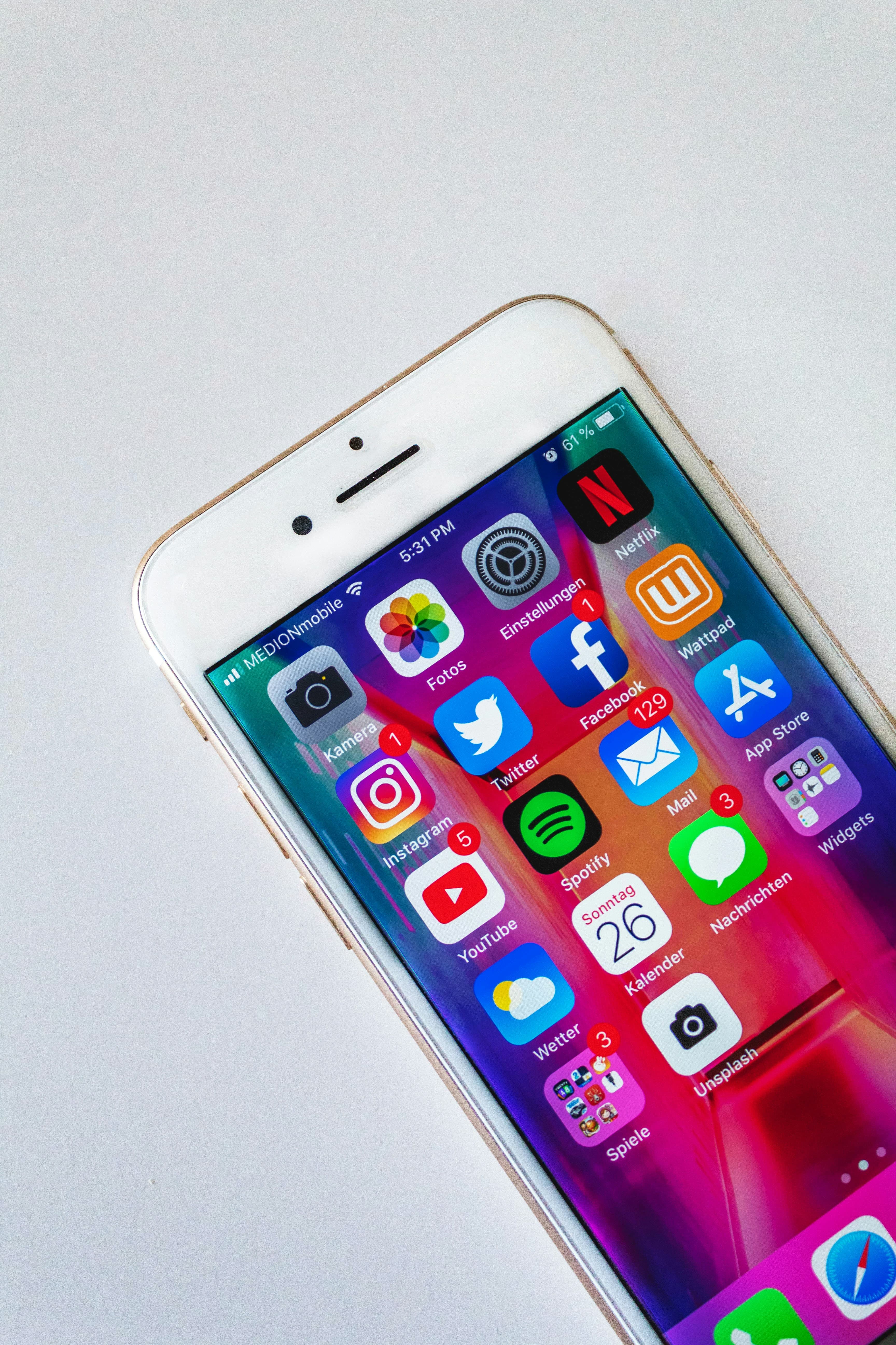 Phone app interface